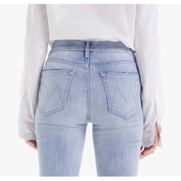 Mother The Looker Ankle Fray Jeans knock on wood size 25 - Picture 1 of 16